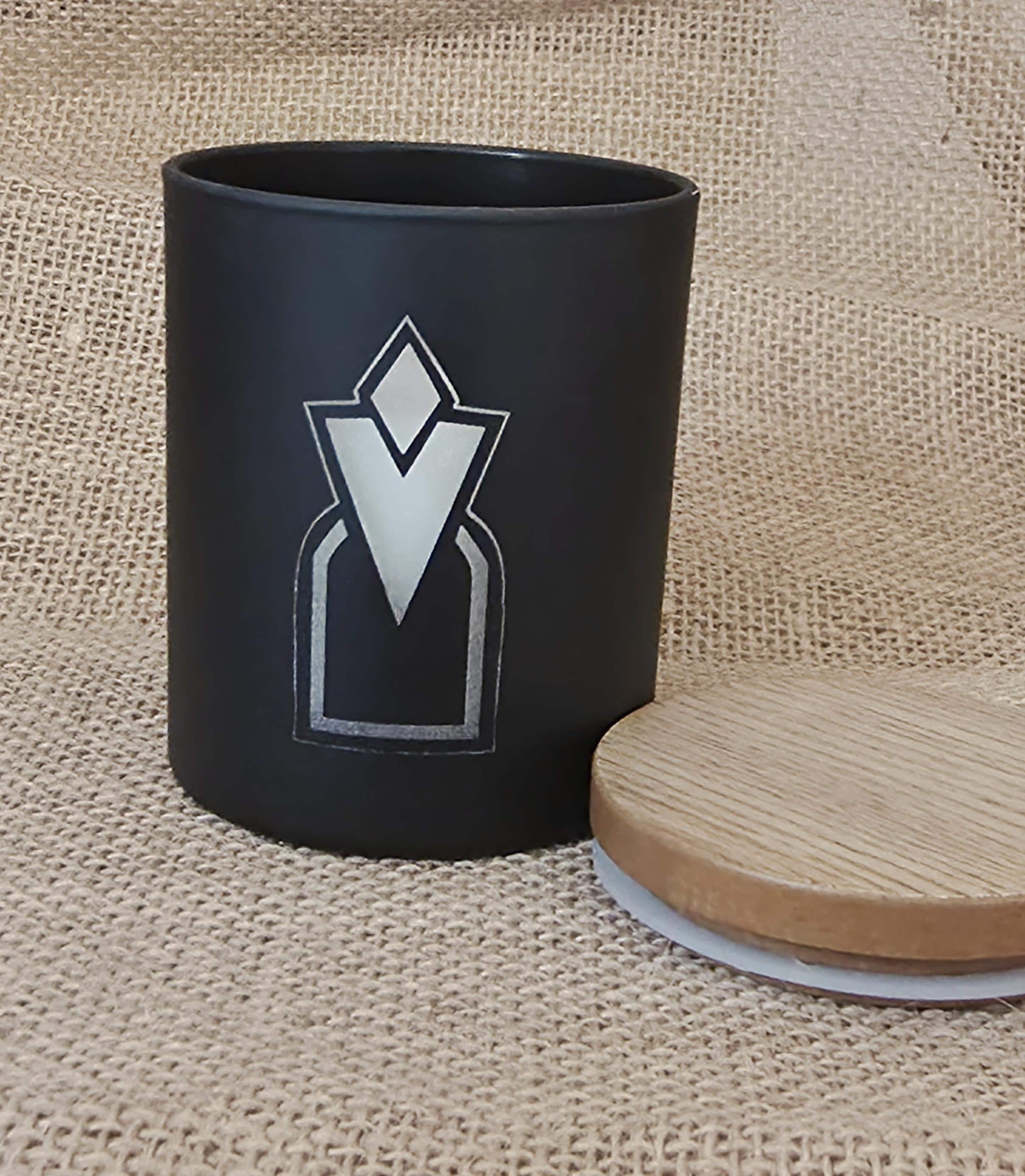 Skyrim fanart scented candle. Nerdy candles.