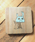 Hollow Knight Zote fan art wooden drinks coaster