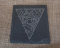 Mountain lovers slate drinks coaster